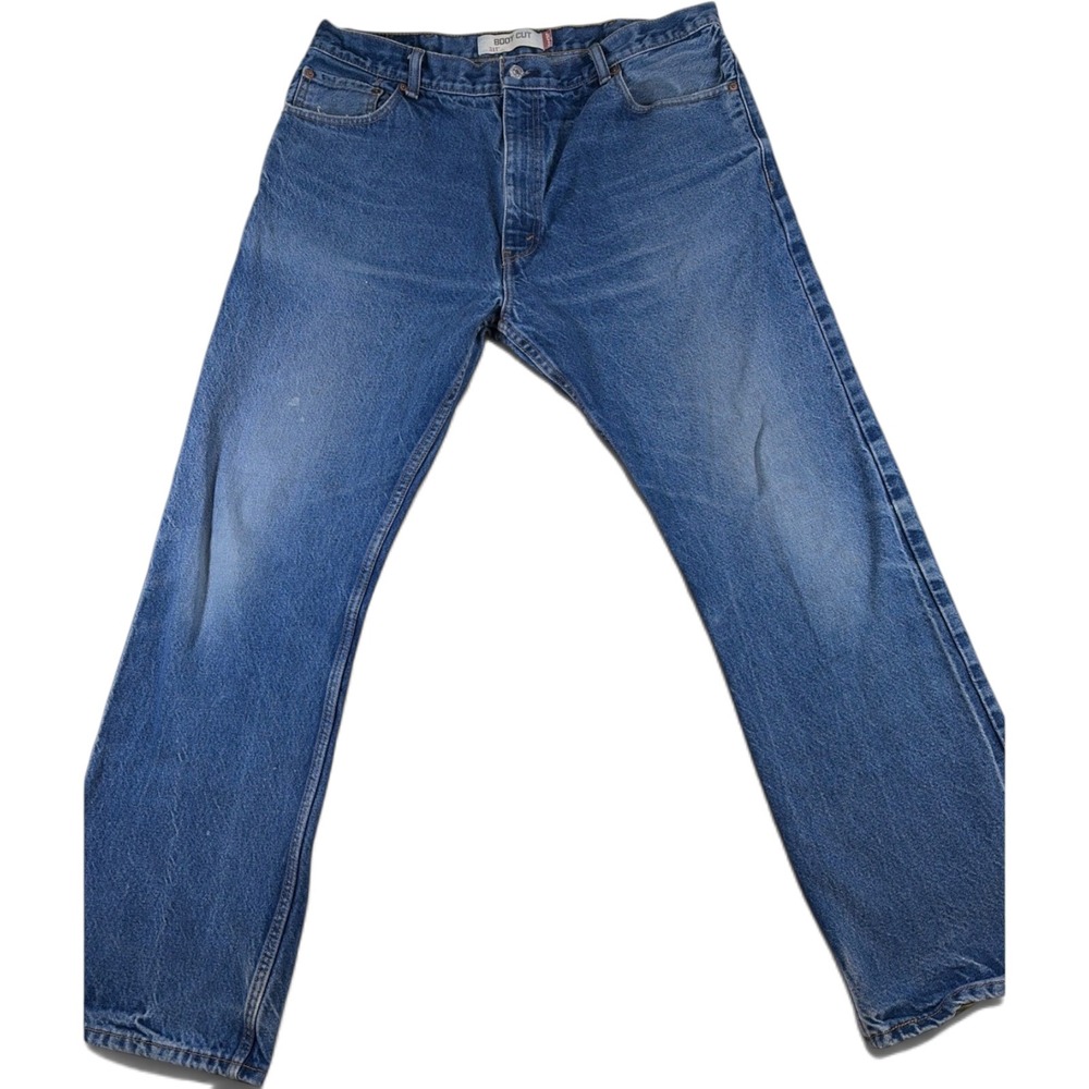 Levis 517 Bootcut Jeans Mens 40x32 Medium Wash Blue Denim 517-0216